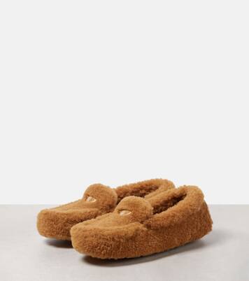 Mokassins aus Shearling | Prada