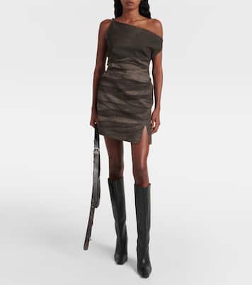 Dumella one-shoulder minidress | Acne Studios