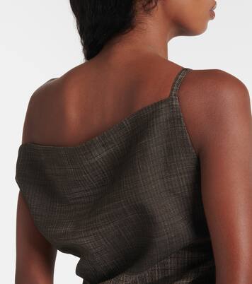 Dumella one-shoulder minidress | Acne Studios