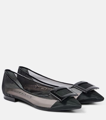 Gommettine mesh ballet flats | Roger Vivier