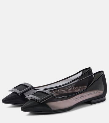 Gommettine mesh ballet flats | Roger Vivier