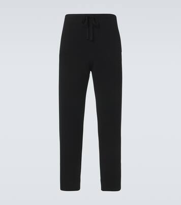 Knitted cashmere straight pants | God's True Cashmere