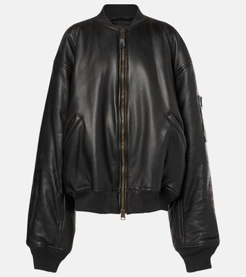 Chaqueta bomber de piel | Balenciaga