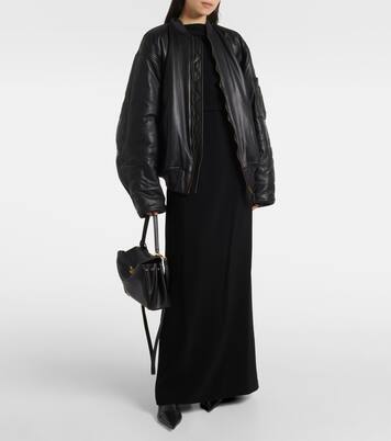 Chaqueta bomber de piel | Balenciaga