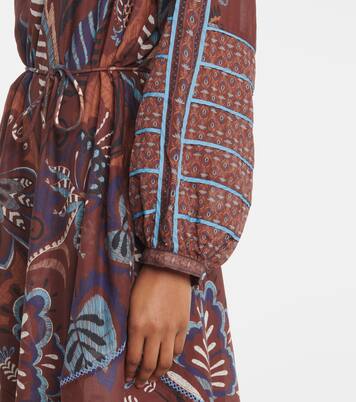 Robe longue Delicate Garden Brown | Farm Rio