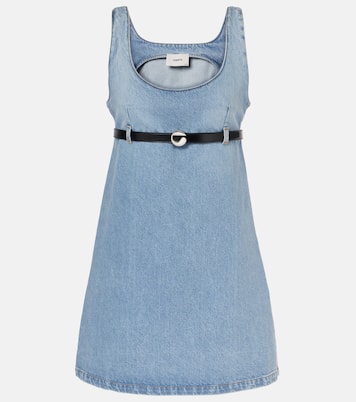 Belted denim minidress | Coperni