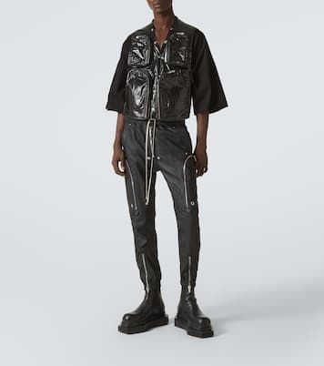 Cargohose Bauhaus aus Leder | Rick Owens