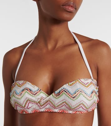 Bikini metalizado en zigzag | Missoni
