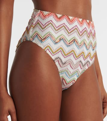 Bikini metalizado en zigzag | Missoni