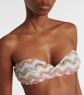 Bikini metalizado en zigzag | Missoni