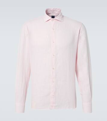 Linen Oxford shirt | Fedeli