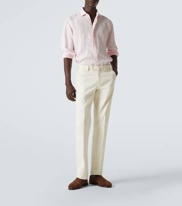 Linen Oxford shirt | Fedeli
