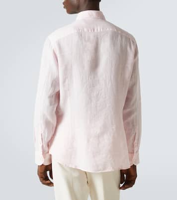 Linen Oxford shirt | Fedeli