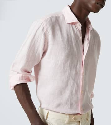 Linen Oxford shirt | Fedeli