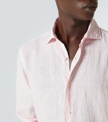 Linen Oxford shirt | Fedeli