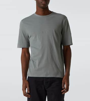 Logo cotton jersey T-shirt | Saint Laurent