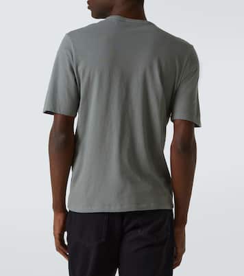 Logo cotton jersey T-shirt | Saint Laurent
