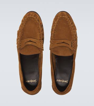 Loafers Le Loafer aus Veloursleder | Saint Laurent