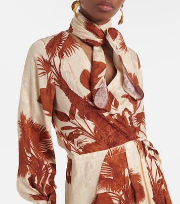 Robe longue Unmooring imprimée | Johanna Ortiz