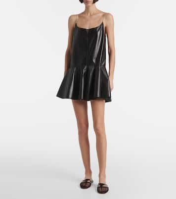 Slip leather romper | Alaïa