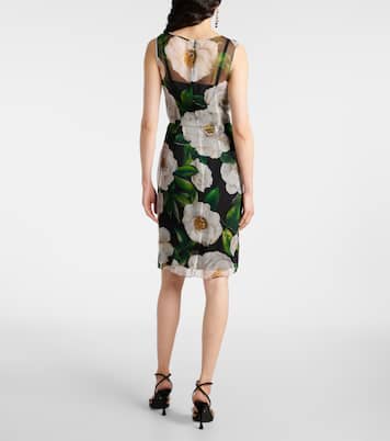 Cocktailkleid aus Seidenchiffon | Dolce&Gabbana