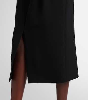 Jupe midi en laine vierge | Dolce&Gabbana