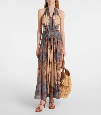 Goldentime Medium raffia tote bag | Zimmermann