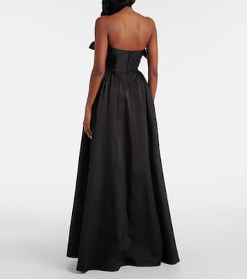 Ruffled strapless gown | Roland Mouret