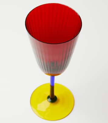 Murano white wine glass | Dolce&Gabbana Casa