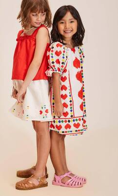 Vestido Heartbeat de algodón  | Fábula