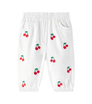 Baby Bestickte Hose aus Baumwolle | Stella McCartney Kids