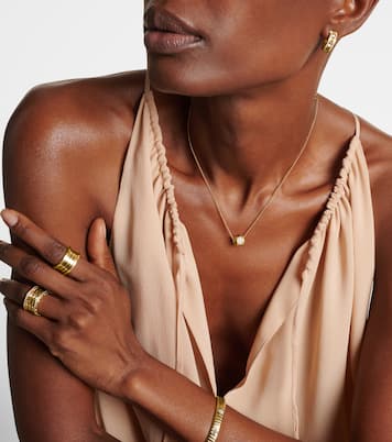 B.zero1 18kt gold pendant necklace with diamonds | Bvlgari