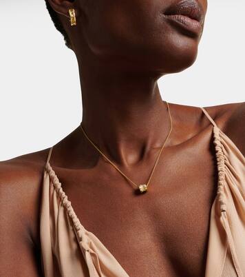 B.zero1 18kt gold pendant necklace with diamonds | Bvlgari