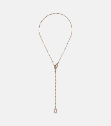 Halskette Cable Link aus 18kt Gelbgold (750/1000) mit Diamanten | Shay Jewelry