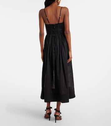 Vestido corsé Rhiannon fruncido | Zimmermann