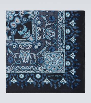 Pochette de costume imprimée en soie | Etro
