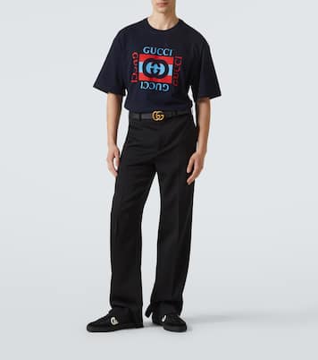 G75 suede and canvas sneakers | Gucci