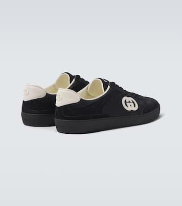 G75 suede and canvas sneakers | Gucci