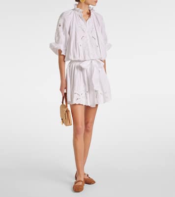 Robe brodée en coton | Juliet Dunn