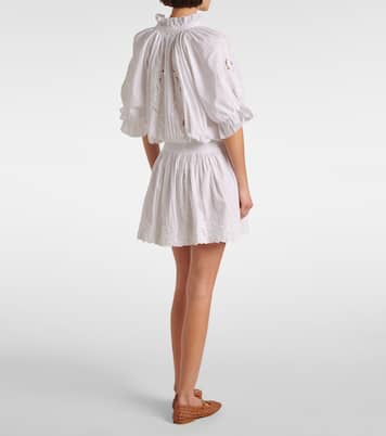 Robe brodée en coton | Juliet Dunn