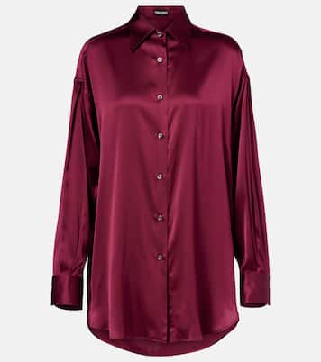 Silk-blend satin shirt | Tom Ford