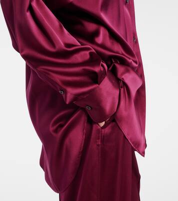 Silk-blend satin shirt | Tom Ford