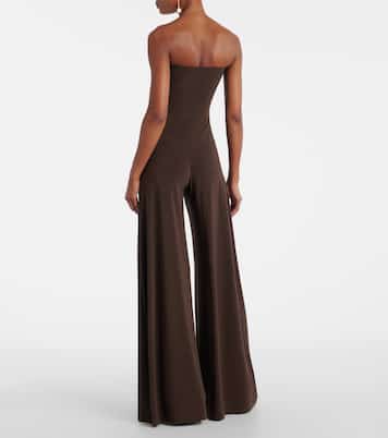 Strapless jersey jumpsuit | Norma Kamali