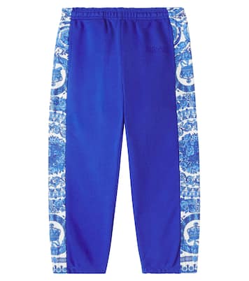 Barocco cotton sweatpants | Versace Kids