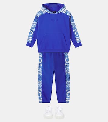 Barocco cotton sweatpants | Versace Kids