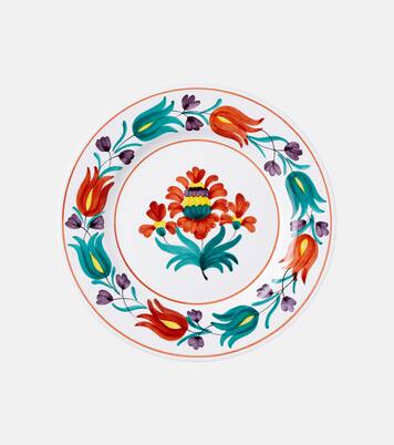 Lia floral ceramic dinner plate | Cabana