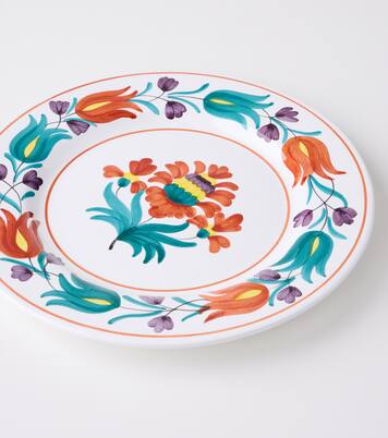 Lia floral ceramic dinner plate | Cabana