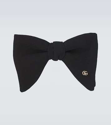 Silk crêpe bow tie | Gucci