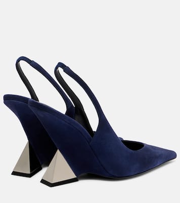 Cheope 105 suede slingback pumps | The Attico
