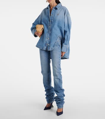 Cheope 105 suede slingback pumps | The Attico